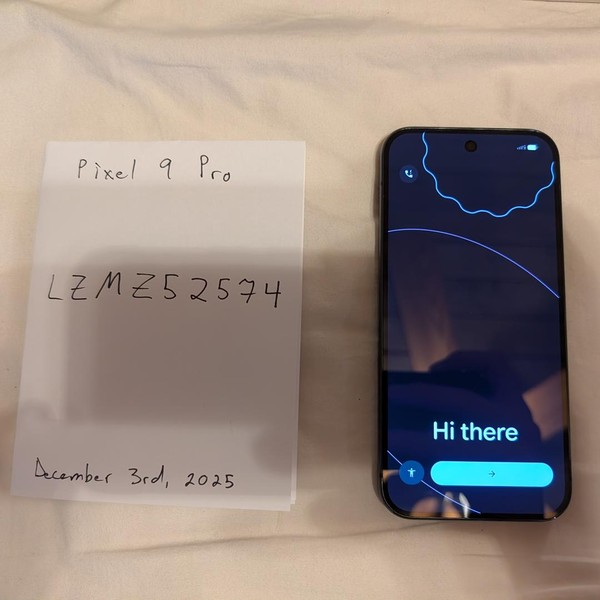 Google Pixel 9 Pro - Unlocked, 128 GB, Obsidian, 16 GB, GR83Y