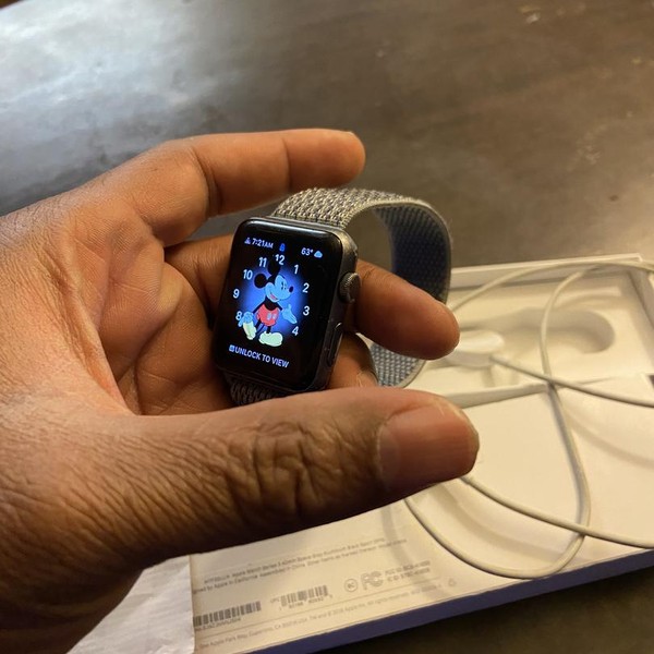 Apple Watch Series 3 42mm - Gray, A1859, Aluminum - GPS