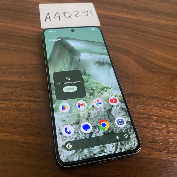 Google Pixel 8 - Unlocked, 128 GB, Hazel, 8 GB, G9BQD, Sub-6 5G
