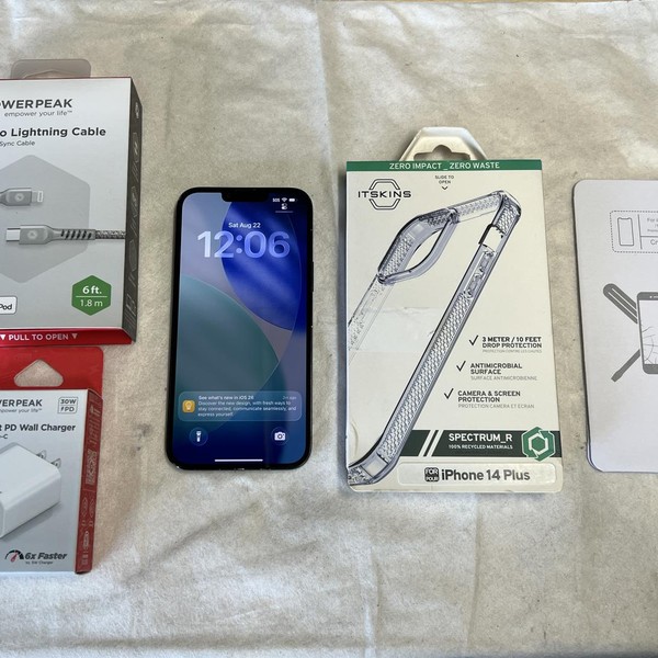 Apple iPhone 14 Plus - Unlocked, 512 GB, Midnight, A2632