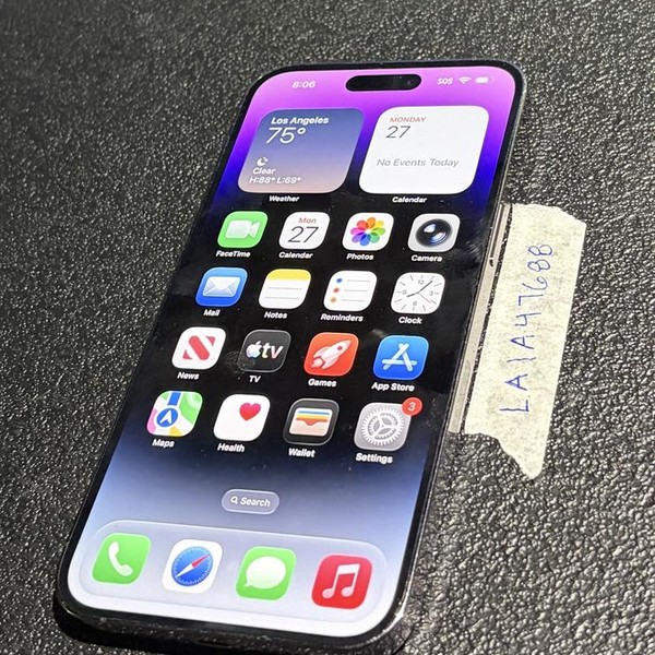 Apple iPhone 14 Pro Max - Unlocked, 128 GB, Purple, A2651