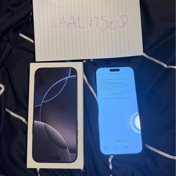 Apple iPhone 16 Pro Max - Verizon, 256 GB, Black, A3084