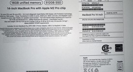 New
													MacBook Pro 2023 - 14" - Apple M2 Pro 10-core, Gray, 512 GB, 16 GB, photo 1 of 3