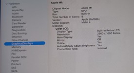 Good
													MacBook Pro 2020 - 13" - Apple M1, Gray, 512 GB, 16 GB, photo 5 of 9