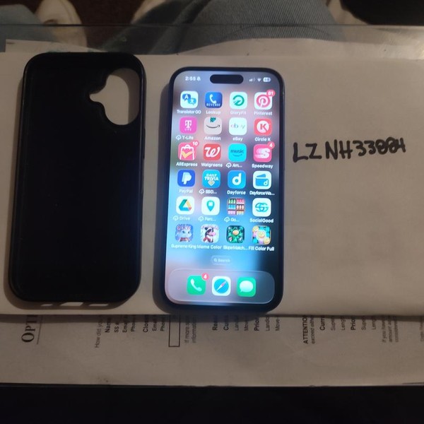 Apple iPhone 16 - T-Mobile, 128 GB, Black, A3081