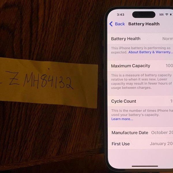 Apple iPhone 15 - AT&T, 128 GB, Blue, A2846