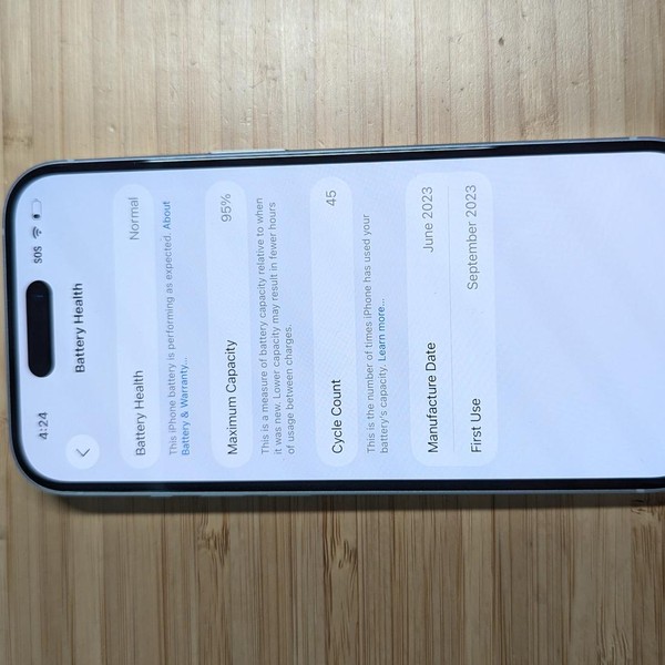 Apple iPhone 15 - Unlocked, 128 GB, Black, A2846