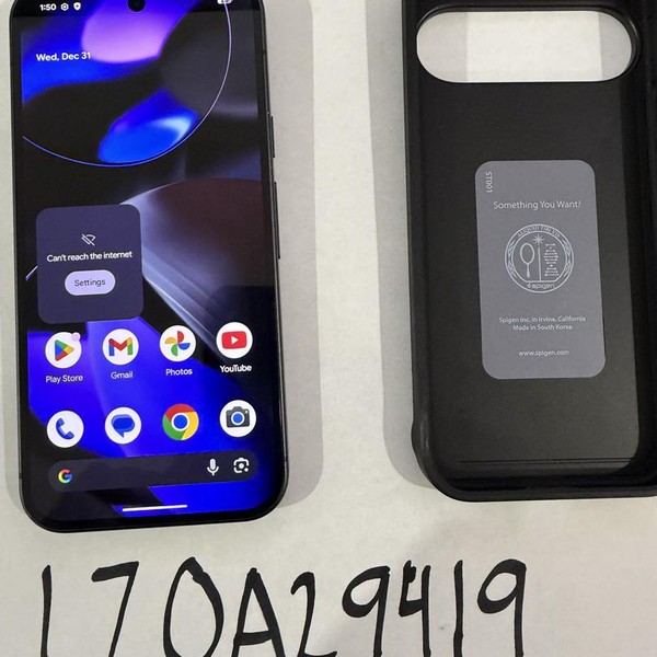 Google Pixel 9 - Unlocked, 128 GB, Obsidian, 12 GB, G2YBB