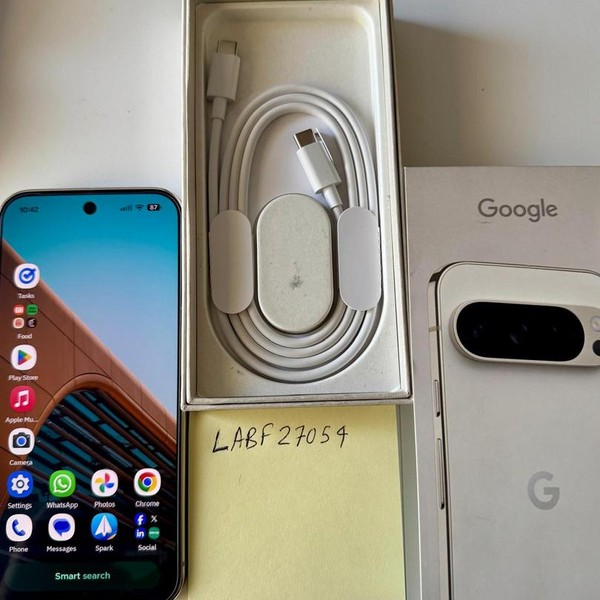 Google Pixel 9 Pro - Unlocked, 256 GB, Porcelain, 16 GB, GR83Y