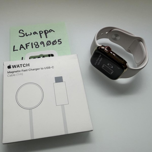 Apple Watch Series 9 41mm - Unlocked, Gold, A2982 - Cellular, Stainless