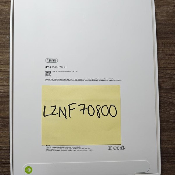 Apple iPad 11th Gen - Wi-Fi, 128 GB, Silver, A3354