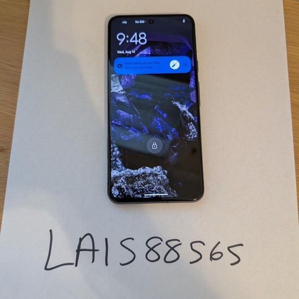 Google Pixel 8 - Google Fi, 128 GB, Obsidian, 8 GB, G9BQD, Sub-6 5G