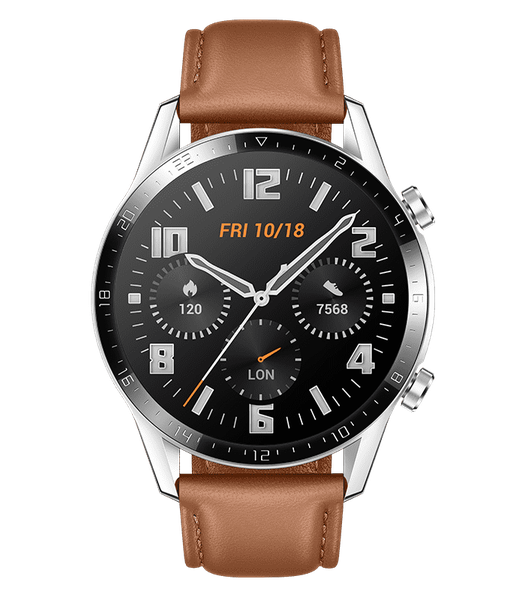 Huawei Watch GT 2 - Brown, 46mm, Classic