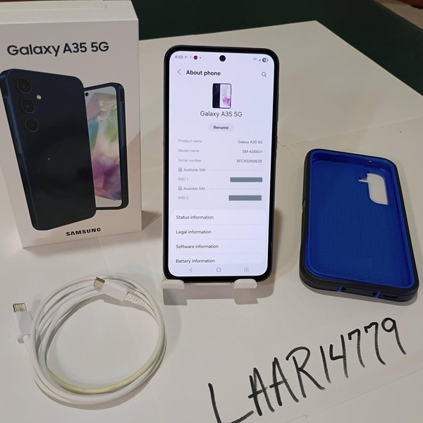 Samsung Galaxy A35 5G - Unlocked, 128 GB, Navy Blue, 6 GB