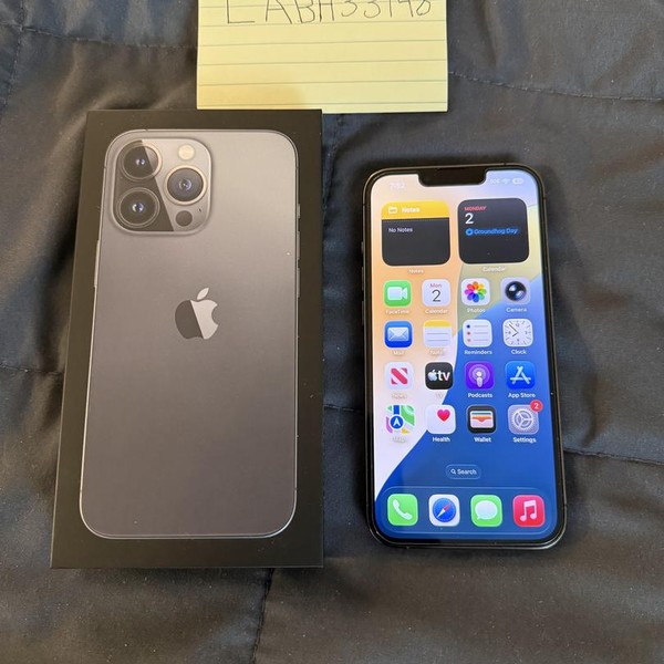 Apple iPhone 13 Pro - Unlocked, 128 GB, Graphite, A2483