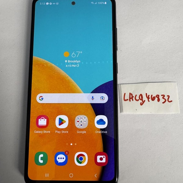 Samsung Galaxy A52 5G - Unlocked, 128 GB, Black, 6 GB