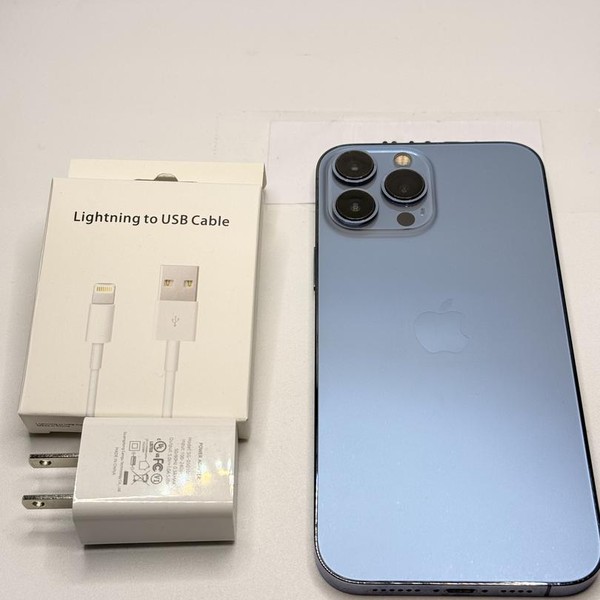 Apple iPhone 13 Pro Max - Unlocked, 128 GB, Sierra Blue, A2484