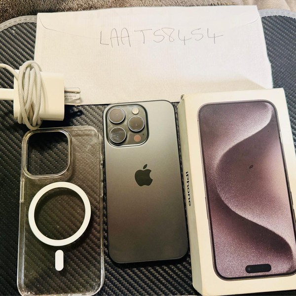 Apple iPhone 15 Pro - Unlocked, Black, 512 GB, A2848