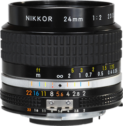 Nikon 24mm f2.0 Nikkor AI-S Manual Focus for sale