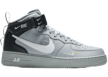 Nike Air Force 1 Mid Utility Wolf Grey Black for sale