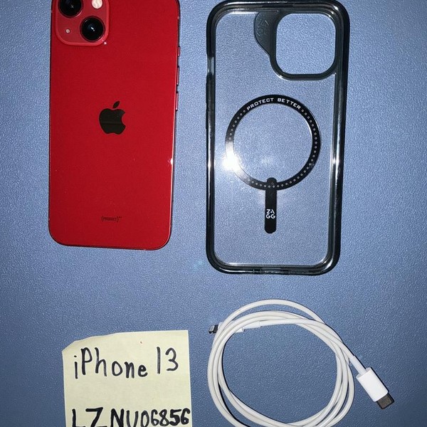 Apple iPhone 13 - Unlocked, 128 GB, Red, A2482