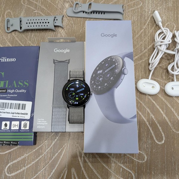 Google Pixel Watch 4 - Unlocked, Moonstone, 45mm, LTE