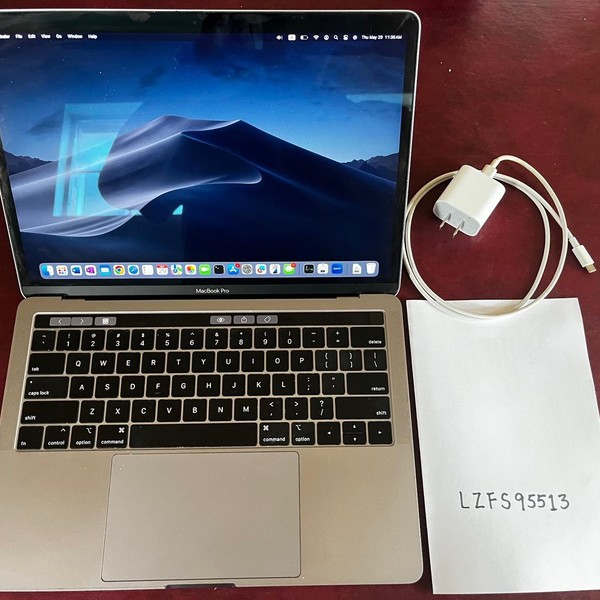 MacBook Pro 2018 (With Touch Bar) - 13 inch - 256 GB, Gray, 8 GB, Intel Core i5