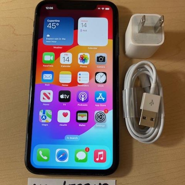 Apple iPhone Xr - Unlocked, 64 GB, Black, A1984