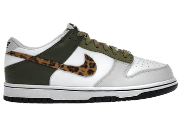 Nike Dunk Low Olive Leopard (GS) for sale