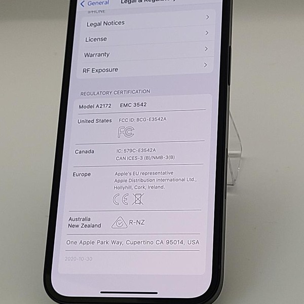 Apple iPhone 12 - AT&T, 64 GB, Black, A2172