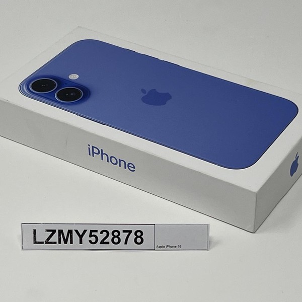 Apple iPhone 16 - T-Mobile, 128 GB, Ultramarine, A3081