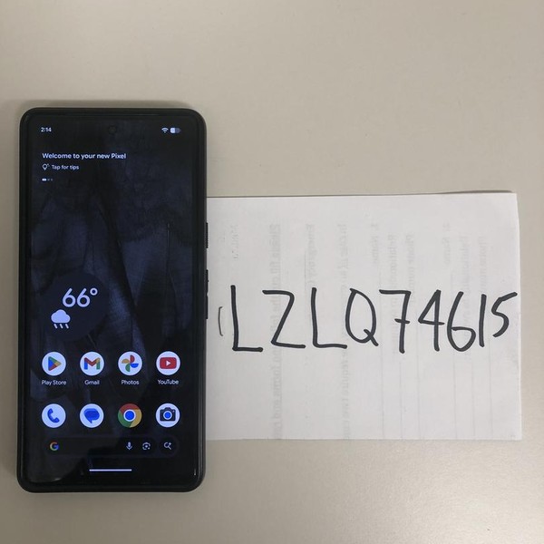 Google Pixel 7 - Verizon, 128 GB, Obsidian, 8 GB, GQML3, mmWave 5G