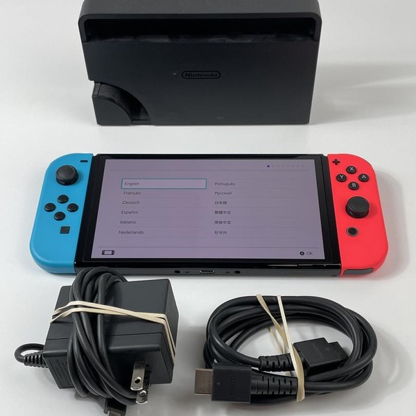 Nintendo Switch - OLED - 64 GB, Red & Blue