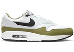  Nike Air Max 1 White Black Medium Olive