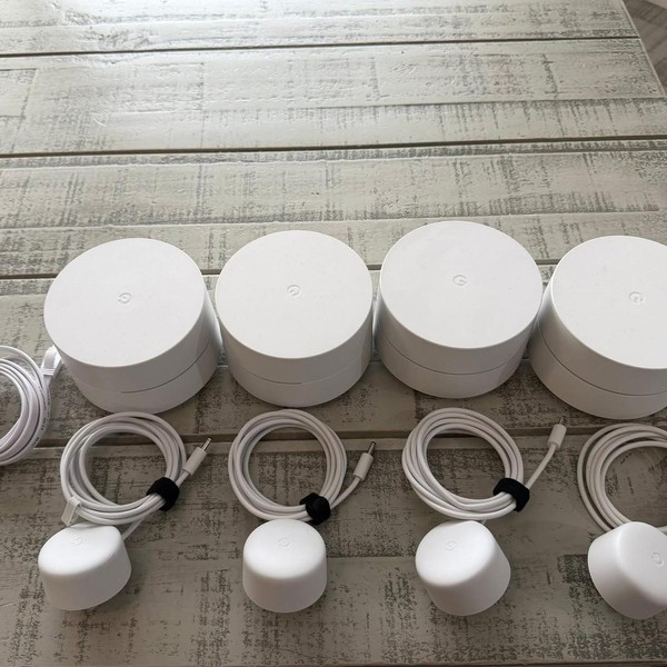Google WiFi Router - White, 4-pack