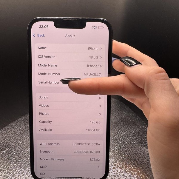 Apple iPhone 14 - T-Mobile, 128 GB, Midnight, A2649