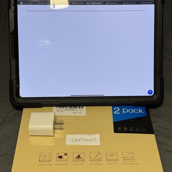 Apple iPad Pro 13 inch (M4) 2024 - Unlocked, 512 GB, Black, 8 GB, A2926, Standard Glass