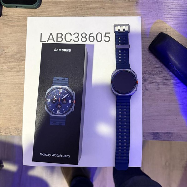 Samsung Galaxy Watch Ultra (2025) - Unlocked, Titanium Blue, SM-L705, 47mm