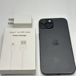 Good Apple iPhone 15 - Unlocked, 256 GB, Black, A2846