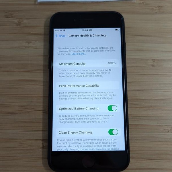 Apple iPhone SE 3rd Gen 2022 - Cricket, 64 GB, Midnight, A2595