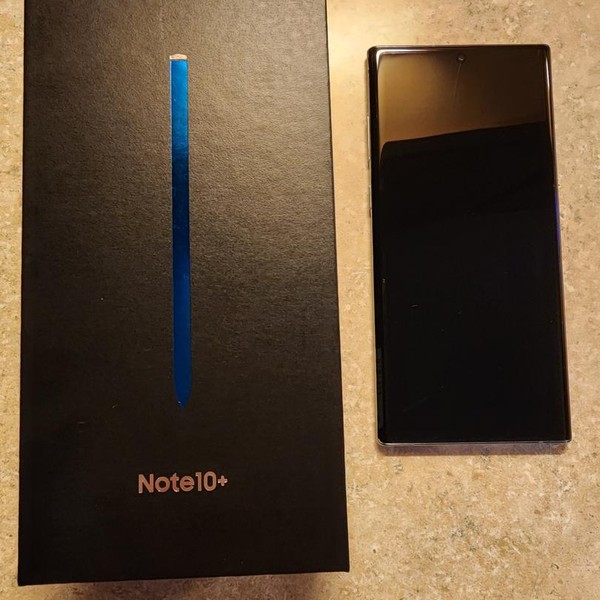 Samsung Galaxy Note 10 Plus - T-Mobile, 256 GB, Aura Glow, 12 GB, SM-N975U