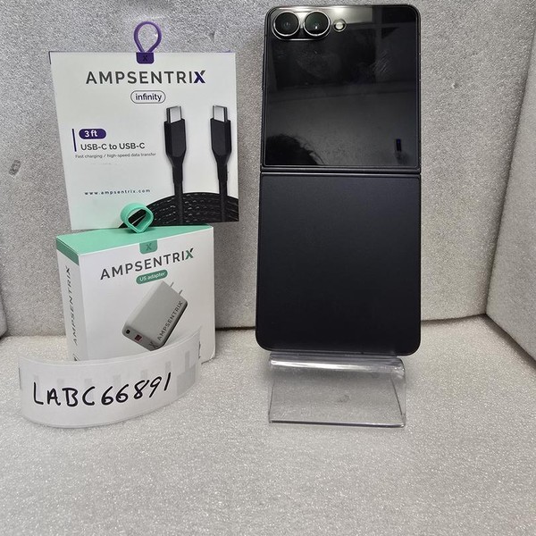 Samsung Galaxy Z Flip7 - Unlocked, 256 GB, Jet Black, 12 GB, SM-F766U1