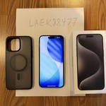 Good Apple iPhone 15 Pro Max - Unlocked, 256 GB, Black, A2849