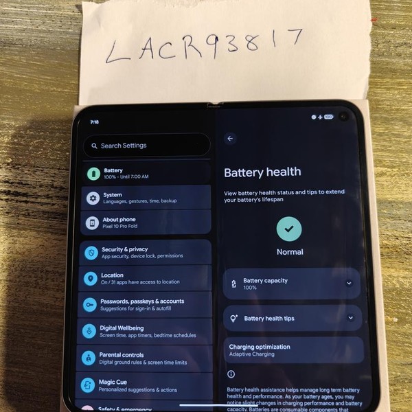 Google Pixel 10 Pro Fold - Unlocked, 256 GB, Moonstone, GU0NP