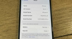 Good
													Apple iPhone X - Unlocked, Silver, 64 GB, A1901, GSM, photo 1 of 9