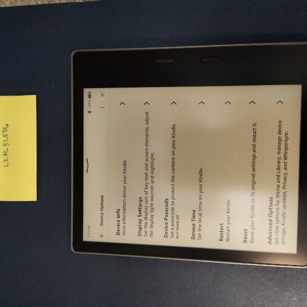 Amazon Kindle Oasis 10th Gen - 8 GB, Gray, WiFi Only