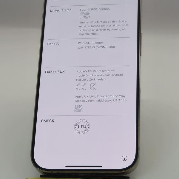 Apple iPhone 16 Pro - Unlocked, 256 GB, Natural, A3083