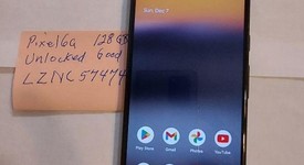 Good
													Google Pixel 6a - Unlocked, Charcoal, 128 GB, 6 GB, GX7AS, photo 4 of 5