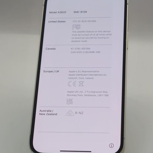 Apple iPhone 14 Plus - Unlocked, Starlight, 128 GB, A2632