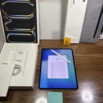 Mint Apple iPad Pro 13 inch (M4) 2024 - Unlocked, 2 TB, Silver, 16 GB, A2926, Standard Glass